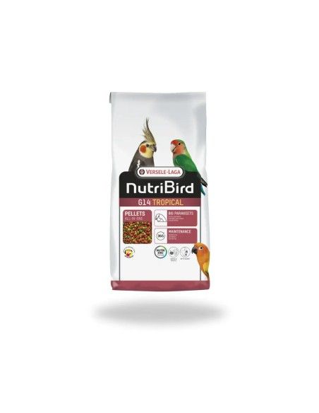 Comida para Grandes Periquitos y Cotorras VERSELE LAGA Nutribird G14 Topical 10kg